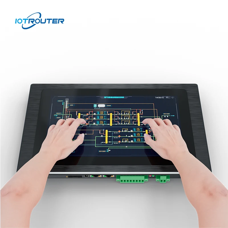 10,1 Zoll Mini programmierbarer Touchscreen HMI Panel Fernbedienung Monitor Plc Gateway