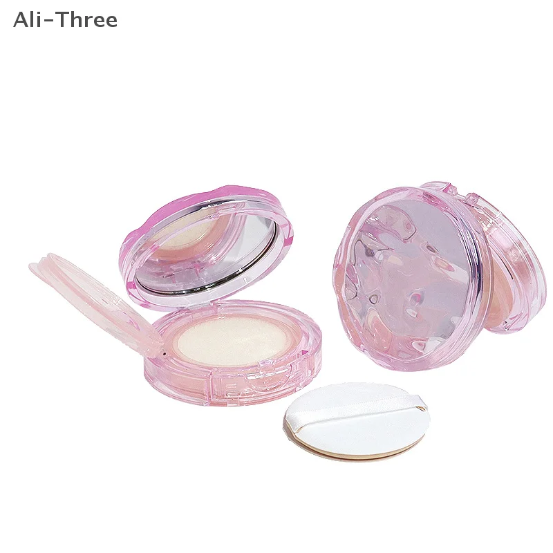 1 pz 12g vuoto cuscino d'aria soffio scatola portatile custodia per trucco cosmetico contenitore con spugna in polvere specchio per fondotinta BB Cream