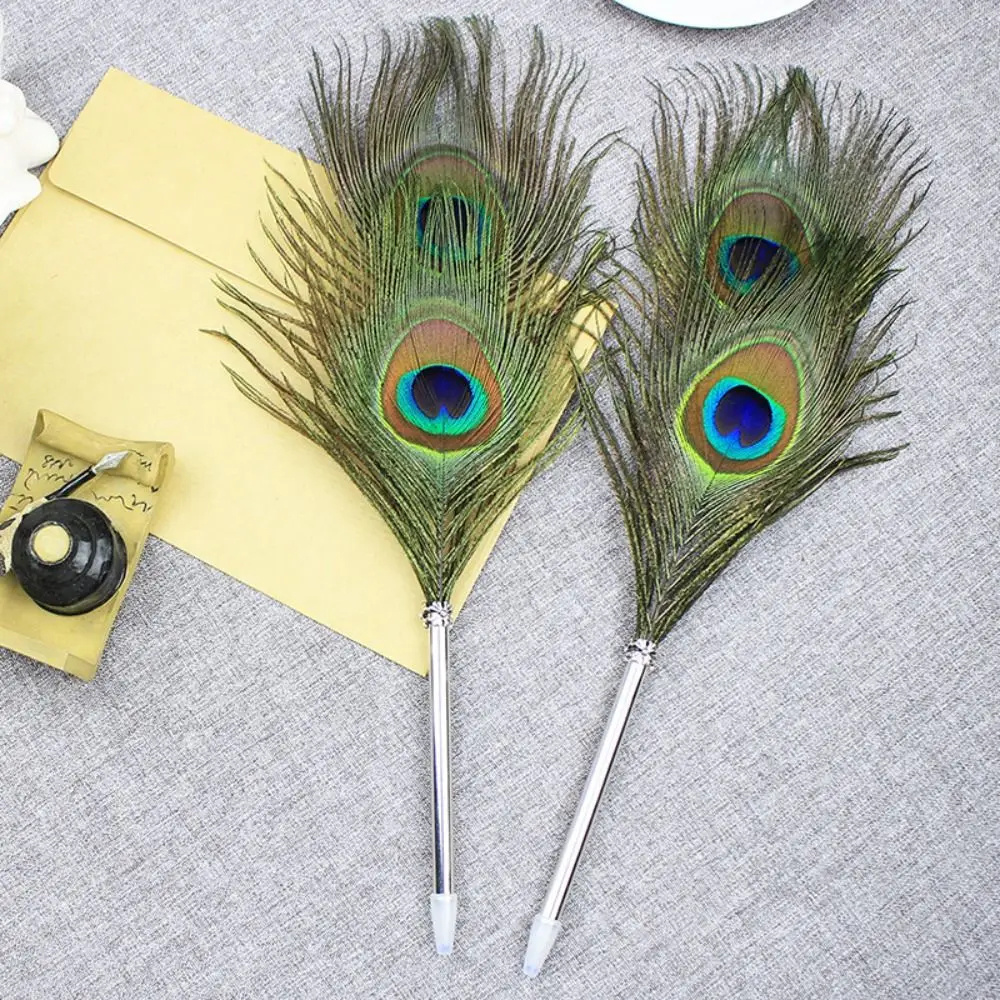 

Smooth Creative Stationery Spray Gold Writing Tools Fountain Pen Feather Pen Signature Ballpoint Pen