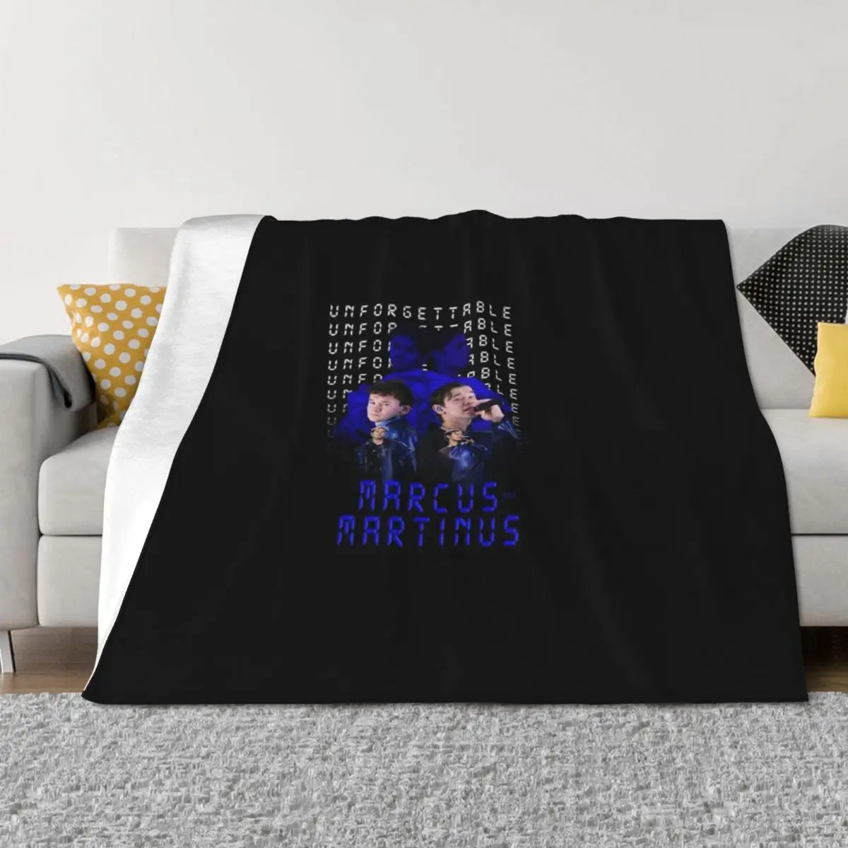 

Marcus And Martinus Unforgettable Eurovision 2024 Sweden Merch Throw Blanket Beautifuls bed plaid Comforter Blankets