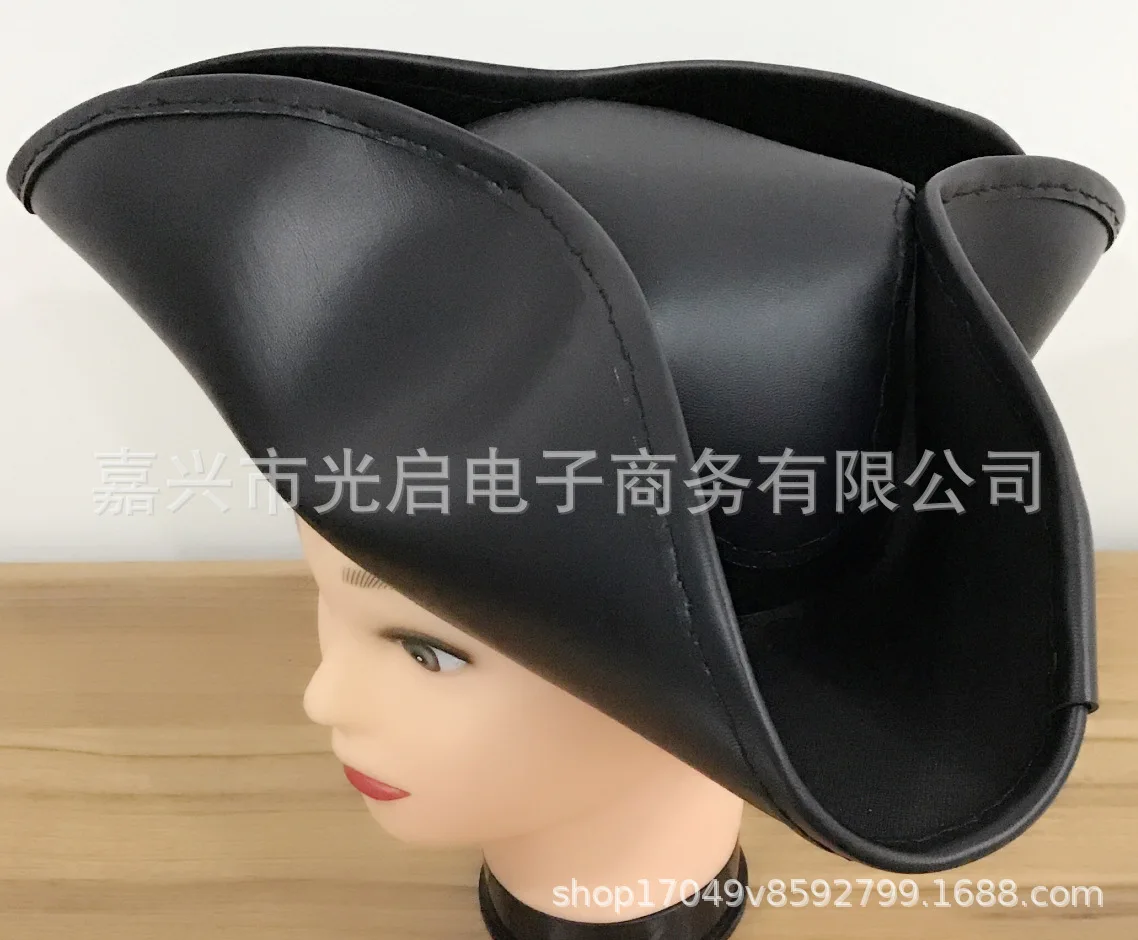 Steampunk Style Leather Hat Pirate Captain Hat Customizable Cosplay Party Props
