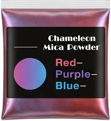 12 Farben von Chamäleon-Farbwechsel-Micapulver, Beutel mit einzigartigem mehrfarbigem Farbwechseleffekt, perfekt für alle DIY-Bastelarbeiten, Seifenherstellung – Detail 13