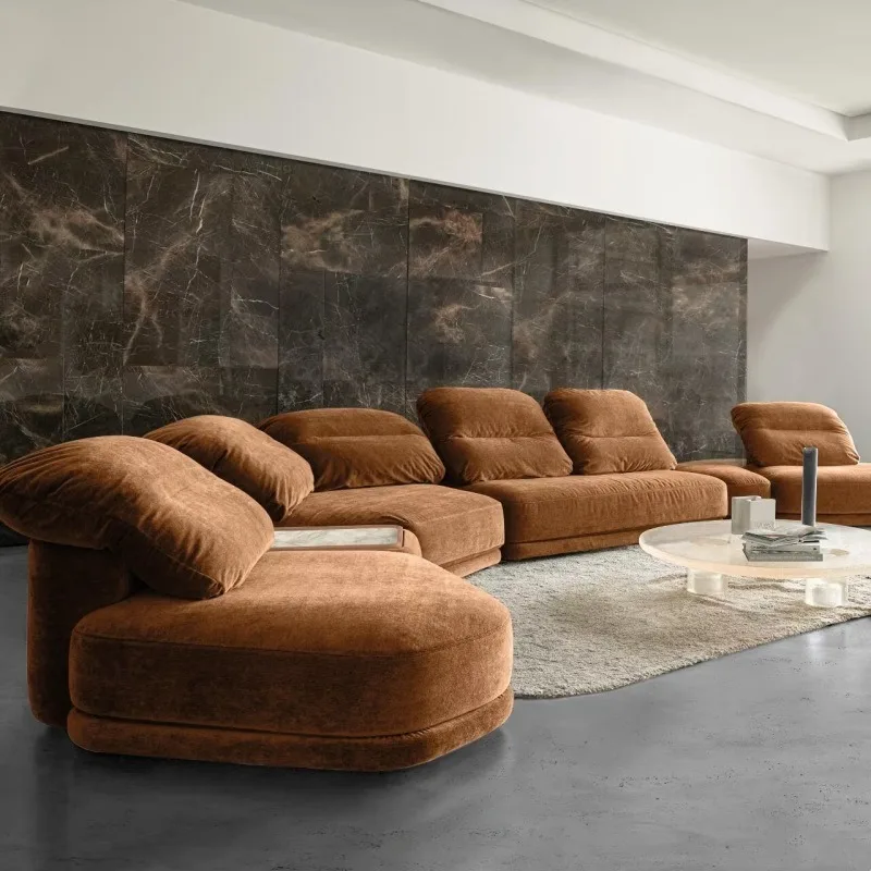 Module de salon minimaliste italien, canapé de forme spéciale