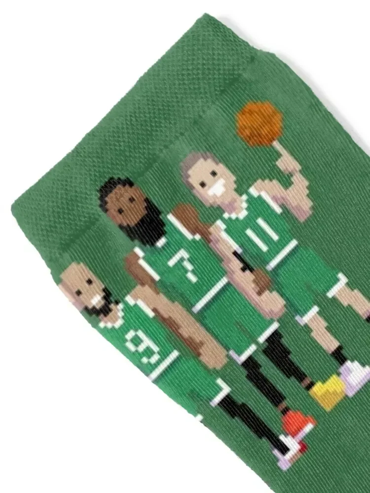 8bit Boston Basketball Squad Socks hockey Argentina soccer anti-slip short Socks Ladies Men's