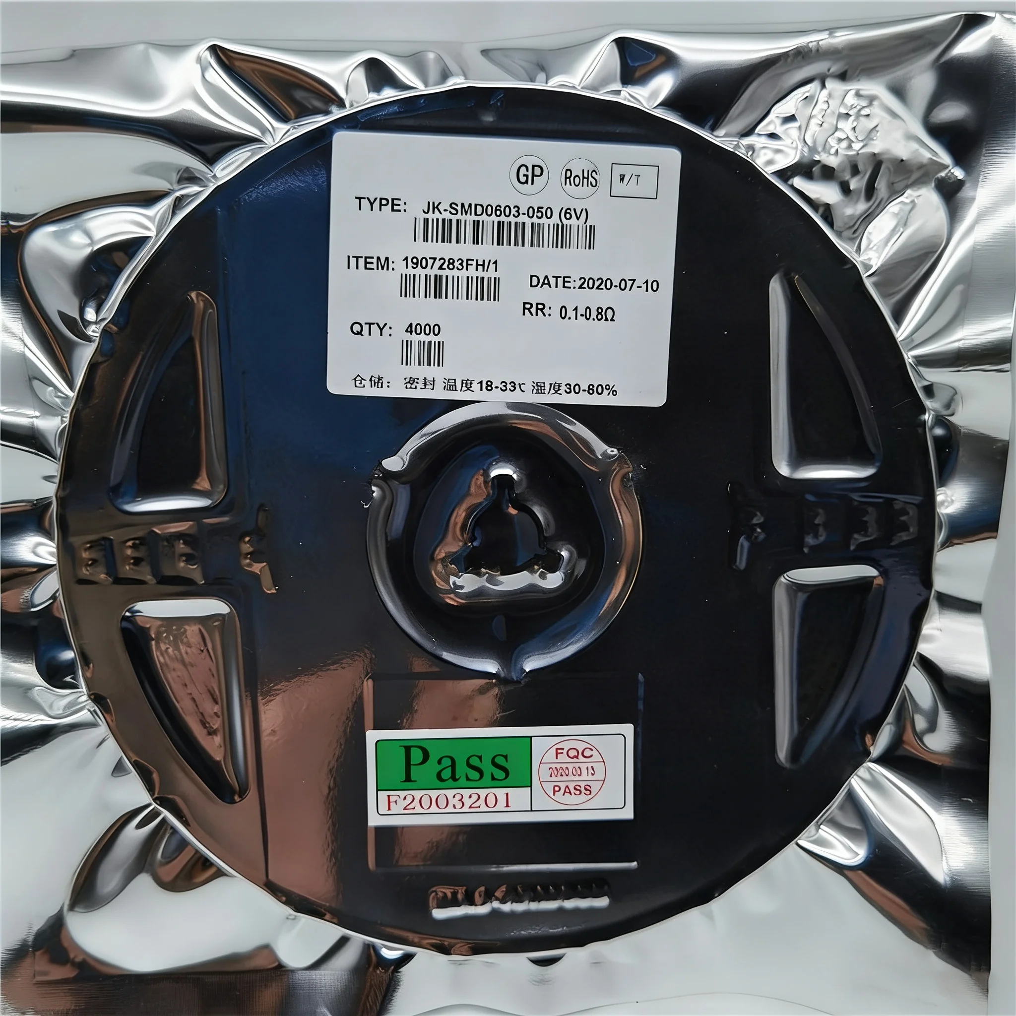0603 0.5A 6V Jinko Surface Mount Self-Resetting Fuse Thermistor JK-SMD0603-050-6 Quality Guaranteed Original Genuine Product