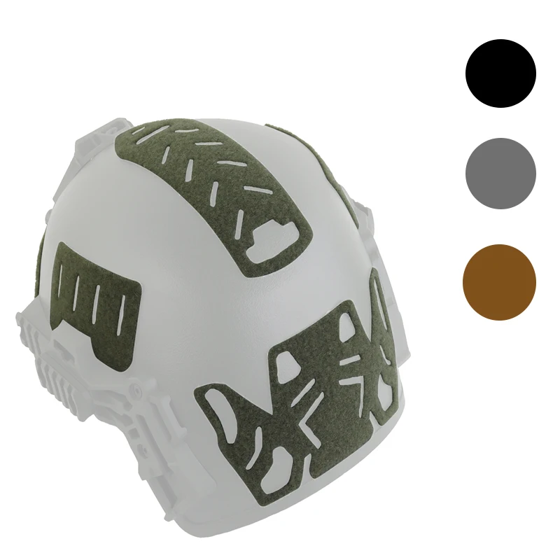 Helmet Filler Kit Self-adhesive Hook And Loop Quick Team Helmet Magic Hook and Suede Filler Sticker Equipment