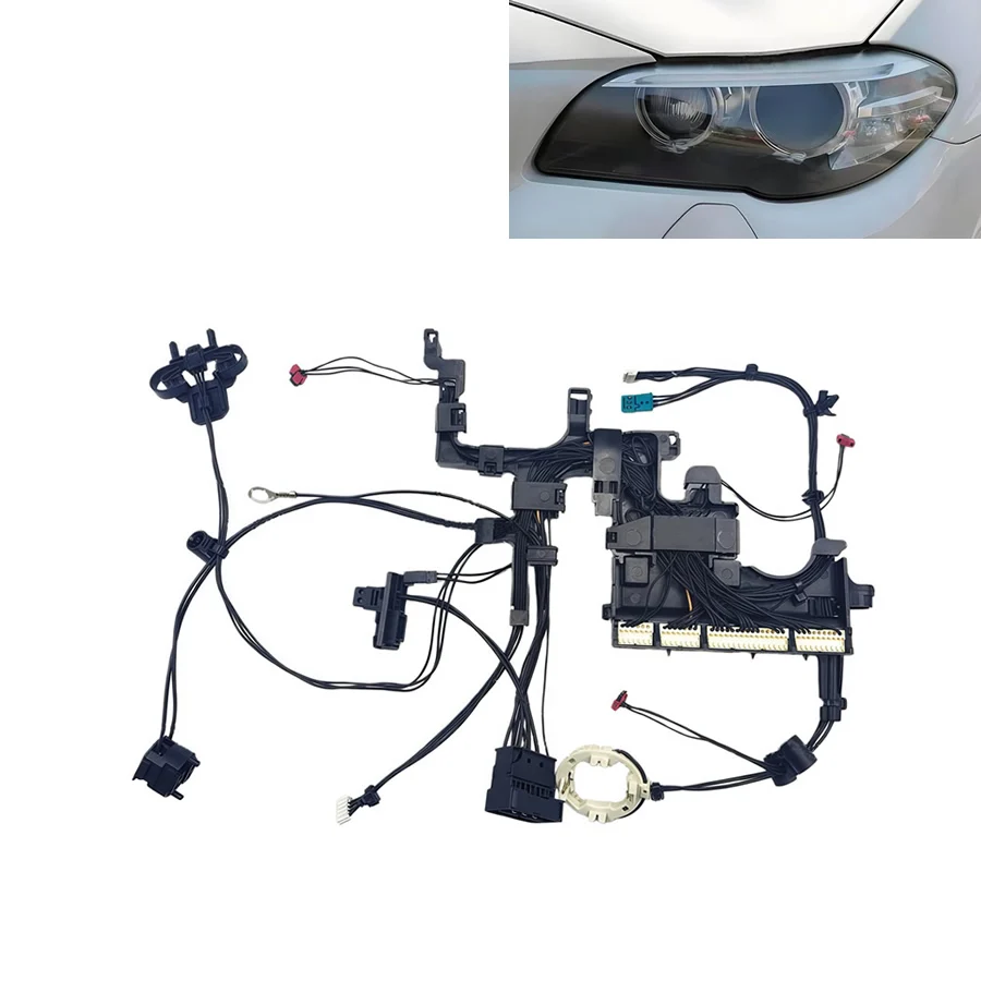 For BMW 5 Series F10 F18 2014-2017 US Version Replace Headlamp Internal Wiring Harness Headlight Circuit Plug Wire