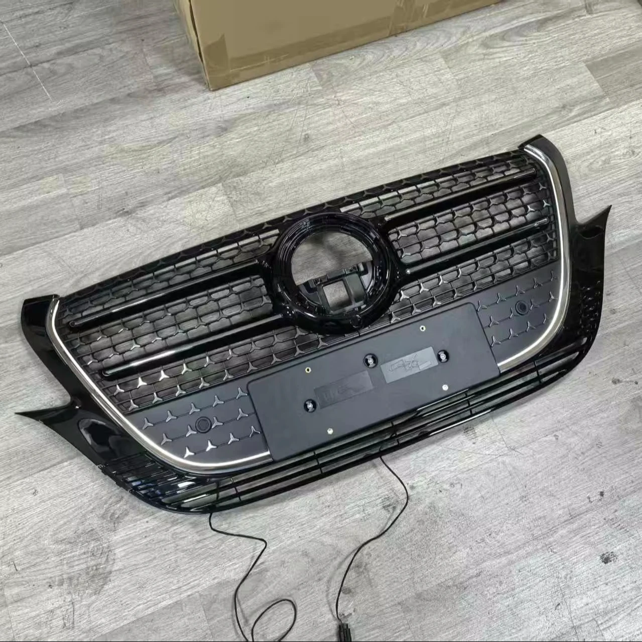 

High Quality ABS Carbon Black Luxury Front Grille Car Bodykit