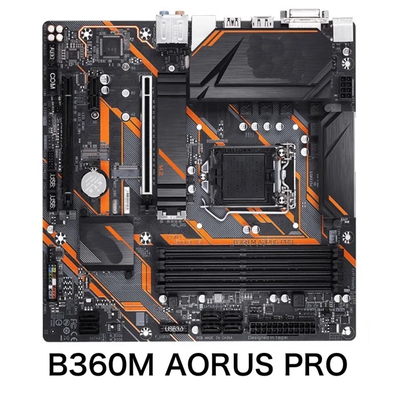 

For Gigabyte B360M AORUS PRO Motherboard 32GB LGA 1151 DDR4 M- ATX Mainboard 100% Tested OK Fully Work Free Shipping