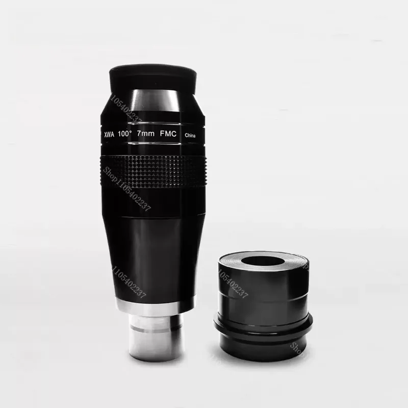 Wide Angle Telescope Eyepiece 7mm 100 Degree, Astronomical Observation Optical Lens for Binocular and Telescope Accessories