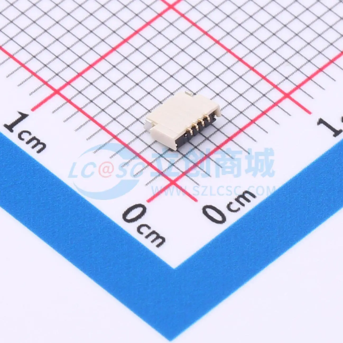 103pcs HC-FPC-05-09-4RLTAG SMD P 0.5mm / 4P 0.5mm FFC FPC Connector