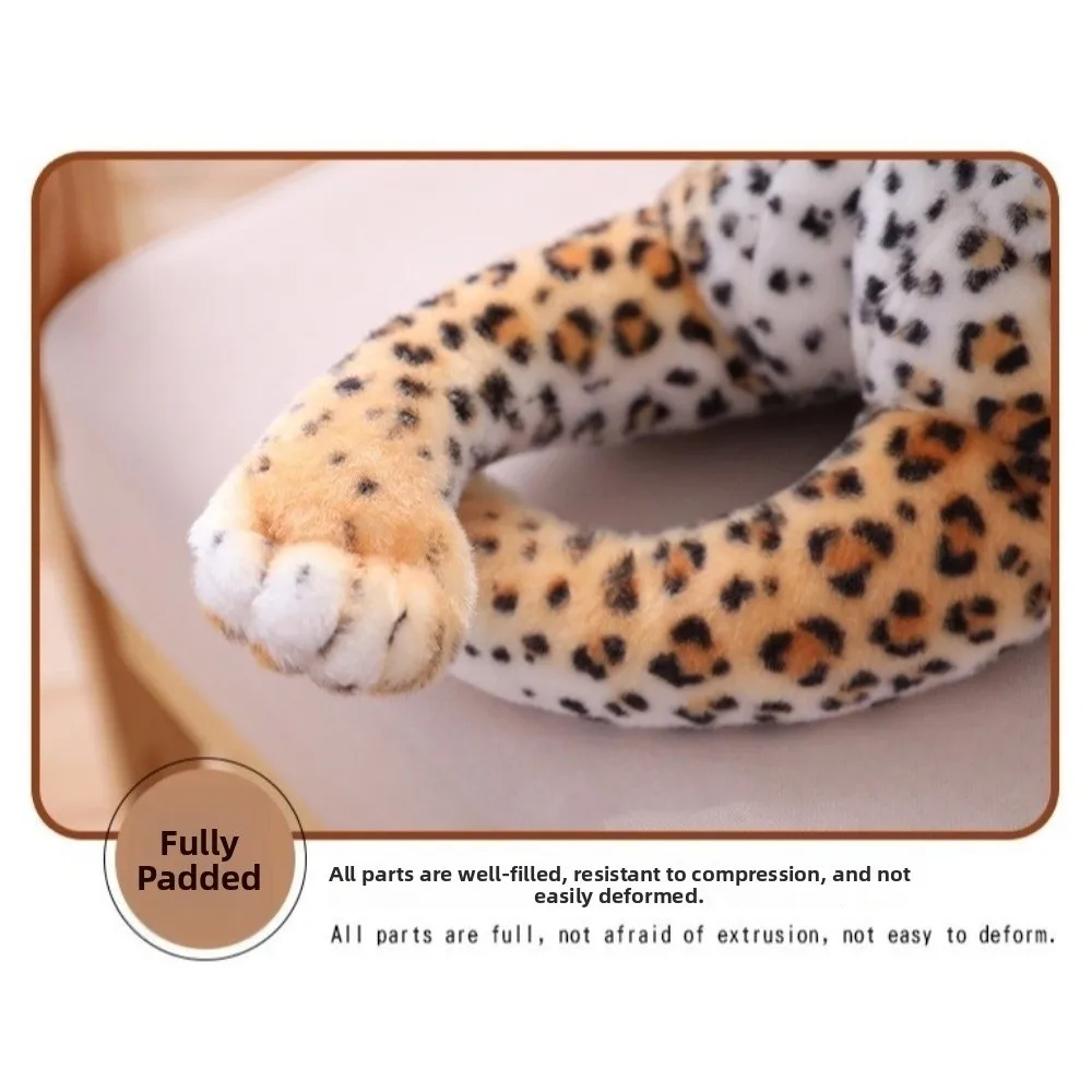 New Lifelike Leopard Soft Cotton Forest Animal Simulated Realistic Lion Room Decor