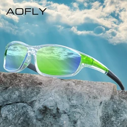 AOFLY Fashion Unisex Vintage Fishing Cycling Sports Sunglasses Men Running Mountaineering Sport Male Sun Glasses Women UV400