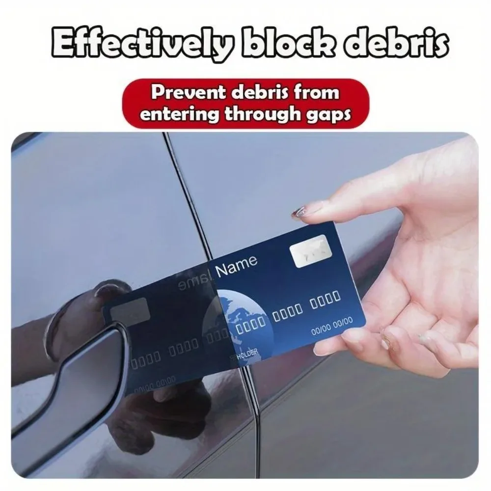 For Tesla Model 3/Y/X/S Car Door Edge Seal Strip Rubber Weatherstrip Waterproof Soundproof Auto Sealant Strip view 5
