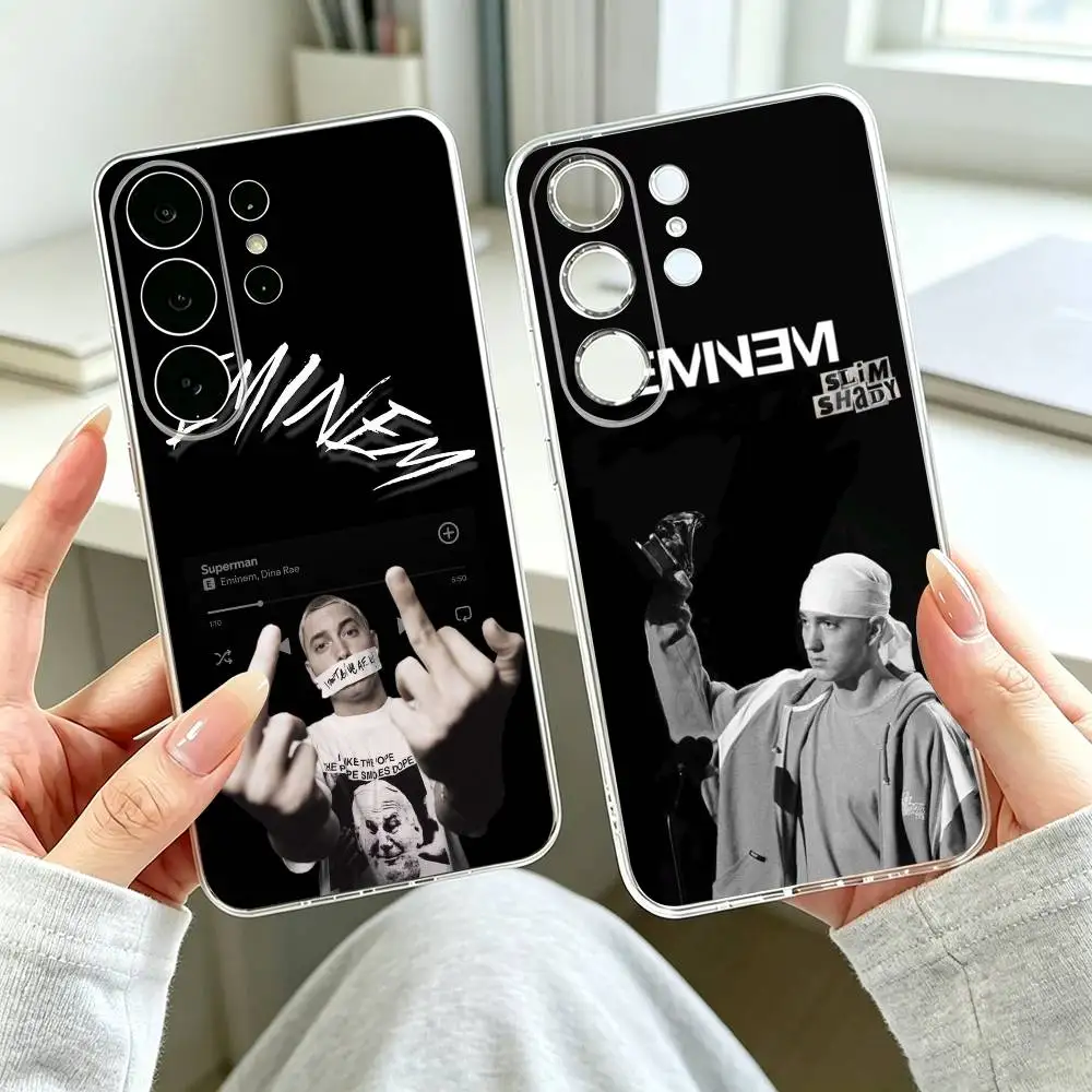 Eminem Slim-M Shady  Phone Case For Samsung S25,S24,S21,S22,S23,S30,Ultra,S20,Plus,Fe Transparent Cover Gift