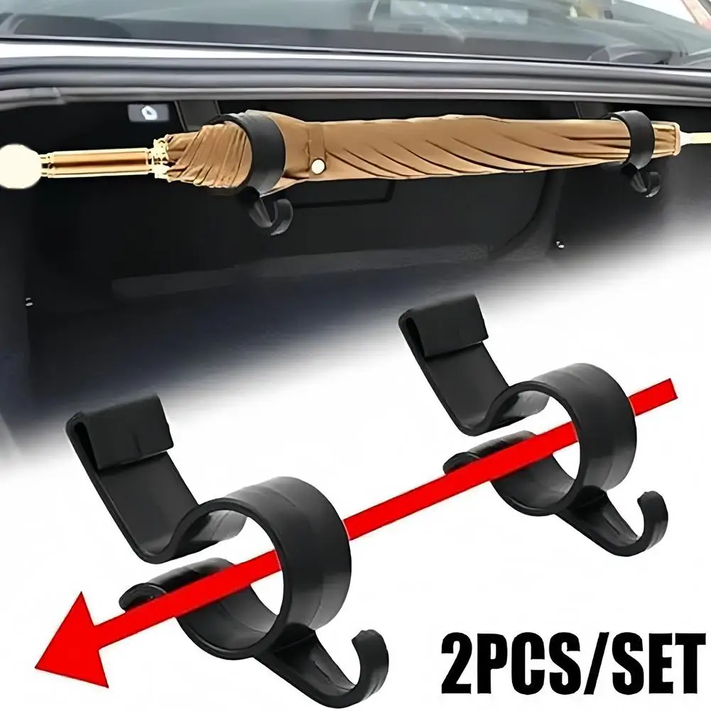 Multifunctional Portable Car Umbrella Holder Trunk Back Stand Boot Organizer Headrest Purse Automotive Truck Stroller