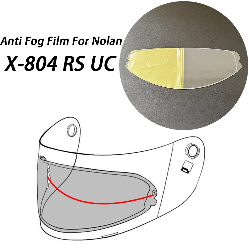 

X 804 Helmet Visor Film Anti Fog For Nolan X-804 RS UC Lens Anti Fog Film Motorcycle Helmet Accessories