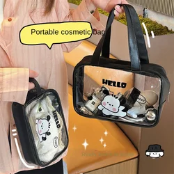 1PCS Travel Organizer Clear Makeup Bag Women Beauty Toiletry Kit Wash Pouch Transparent PVC Small Large Cosmetic Wash Zipper Bag