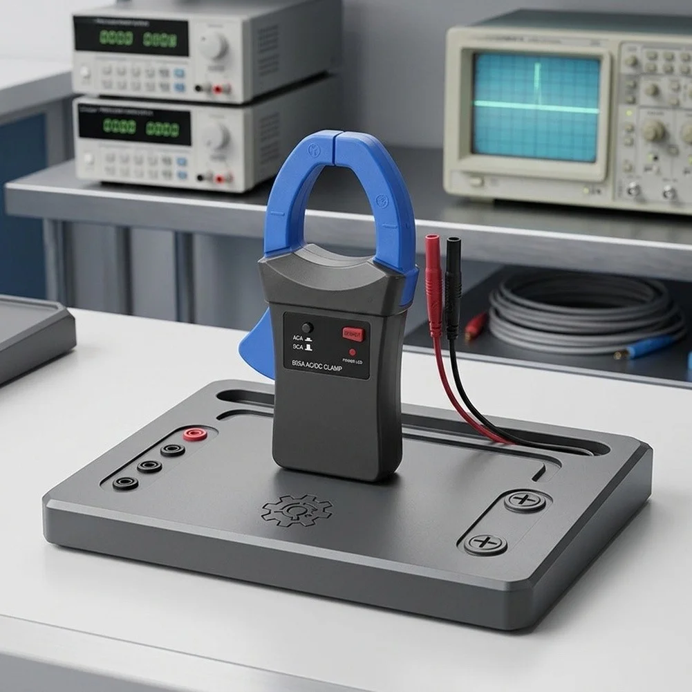 600A Current Sensor Digital Multimeter Adapter For Confined Workspaces 45mm Jaw Opening 600A AC DC Measurement