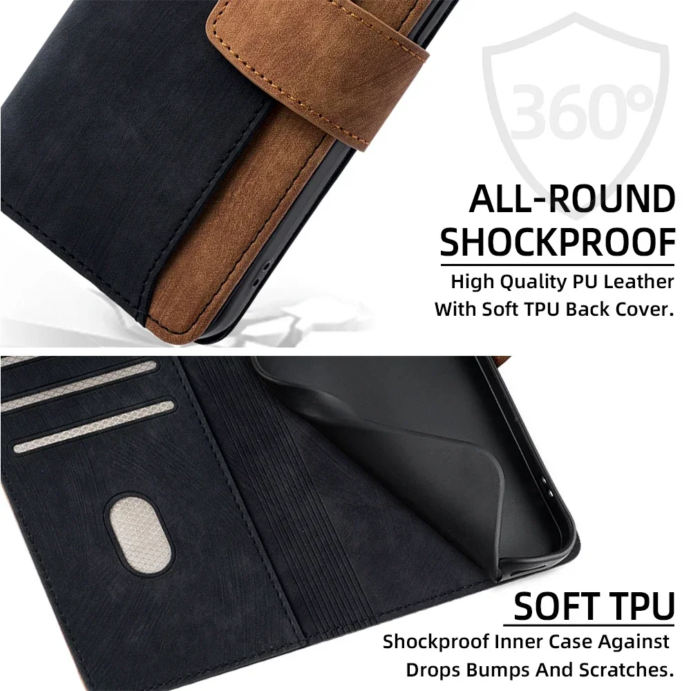 Metal Buckle Wallet Case for Huawei Nova 15 14 13 Pro 14i 13i Pura 80 70 Pro Plus Pura 80 Ultra Leather Full Protection Cover view 4
