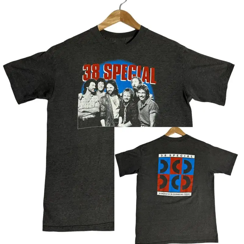

38 Special Band Black T Shirt 2 Sides Short Sleeve All Sizes S 5Xl Xa682