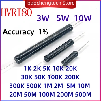 Hvri80 3w 5w 10w 1k 2k 5k 10k 20k 30k 50k 200k 300k 500k 1m 2m 5m 10m 20m 50m 100m 200m 500m 1% Hochspannung widerstand