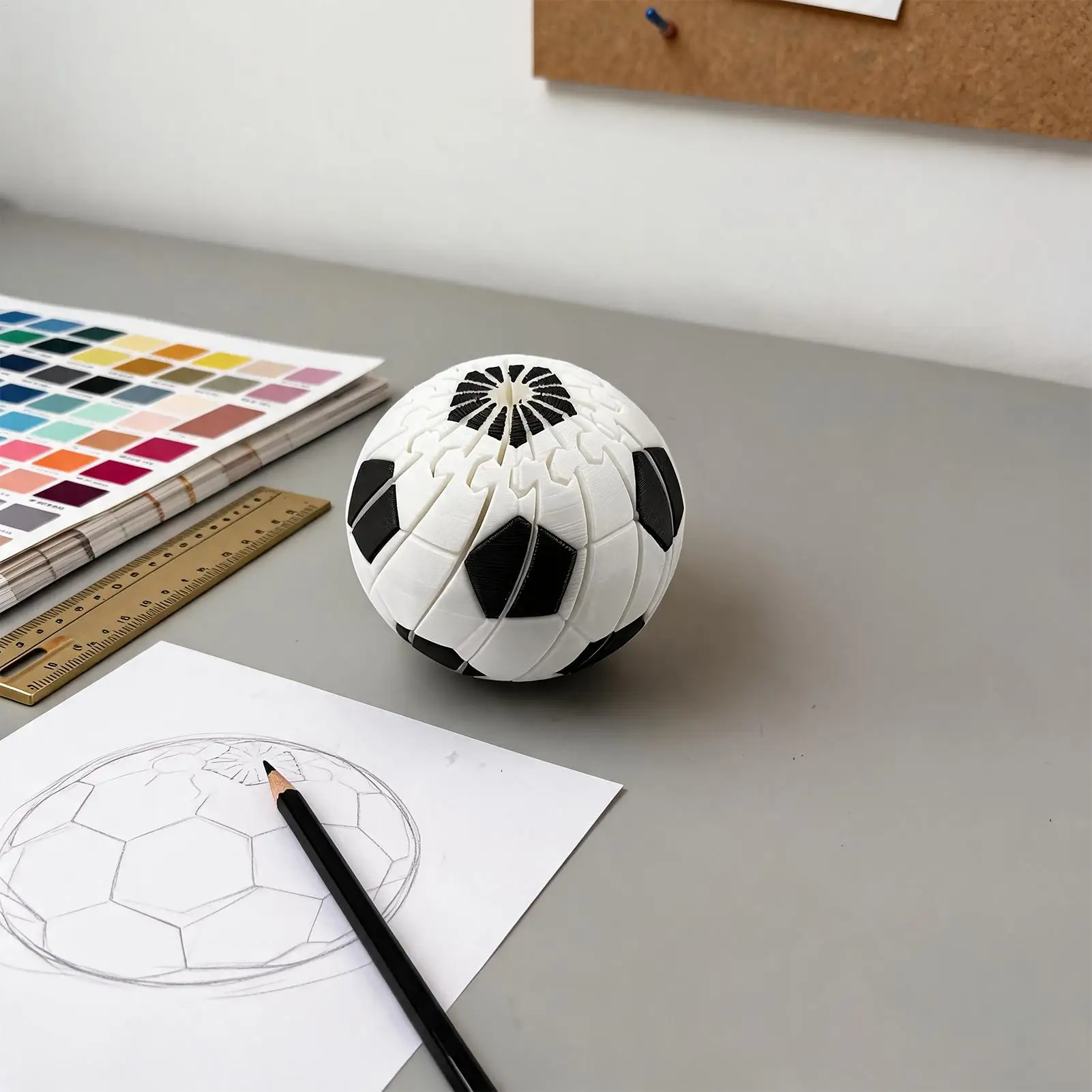 

Soccer Toys For Goodie Bags Football Sports Collectible Decor 3D Printed Toys For Desk Home Office Birthday Stocking Stuffer