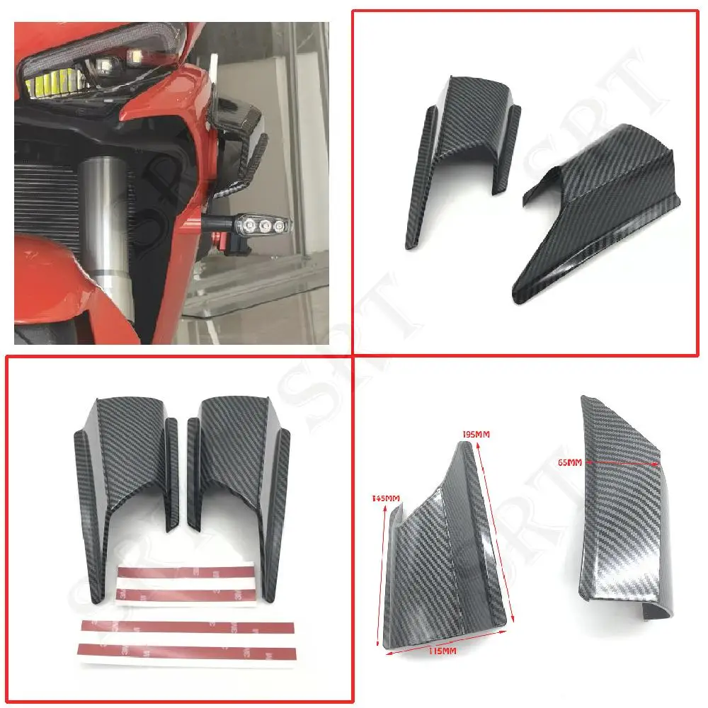 Fits for BMW K1600GT K1600GTL K1600B GA Motorcycle Accessories Front Fairing Side Wing Modification Spoiler Winglet