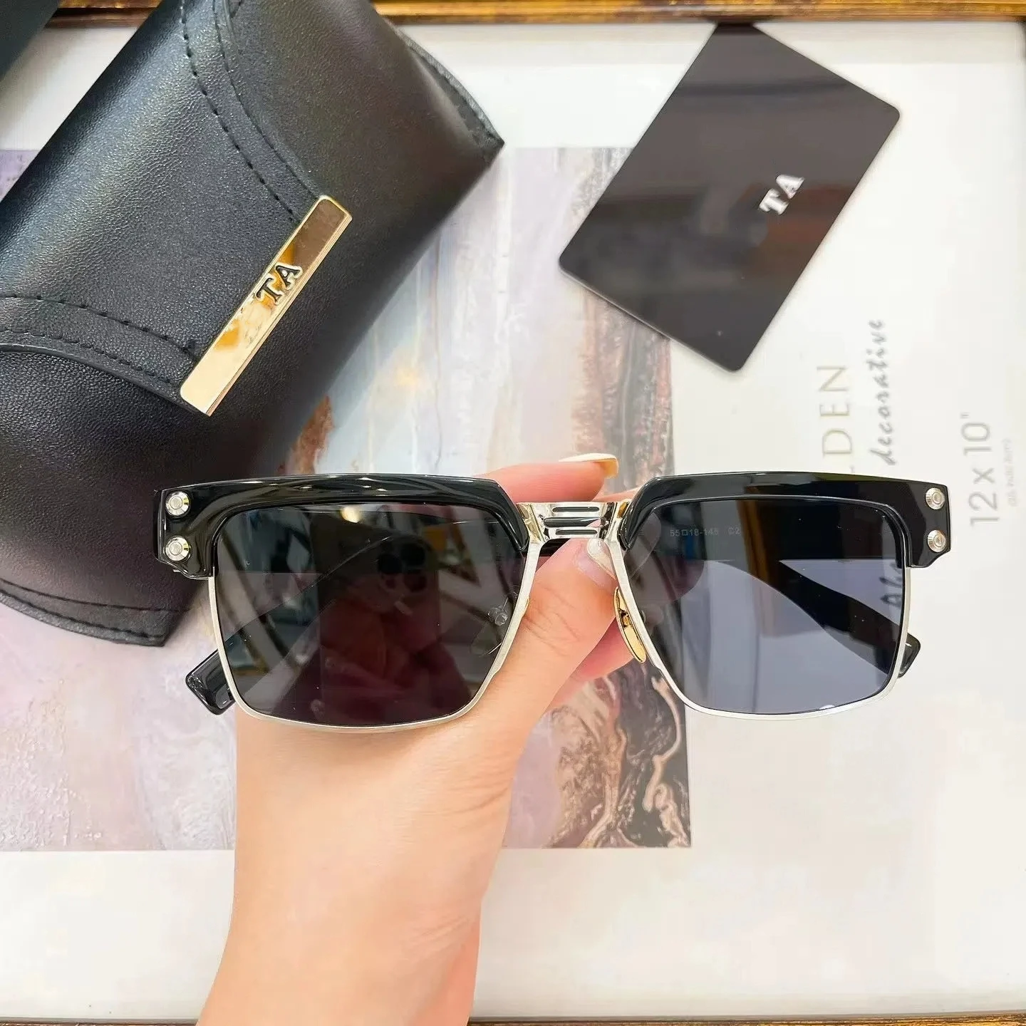 original-pour-liangchendit-dt-dts462-uv400-verres-gris-hommes-lunettes-de-soleil-premium-noir-acetate-cadre-affaires-femmes-lunettes-de-couple