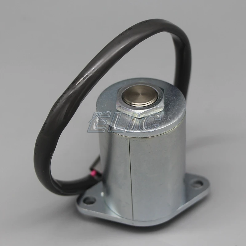 

ELic Excavator Engine Stop Solenoid 24V EX40 ZX60 ZX 80 EX100 ZAXI 350-3 Solenoid Hydraulic Pump Valve Assy for Hitachi