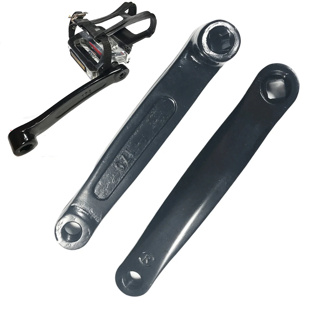 170mm Crank Bicycle Crank Steel Material For Long-Term Use for m14 Screw Hole Spacing 170mm Bicycle Crank Features