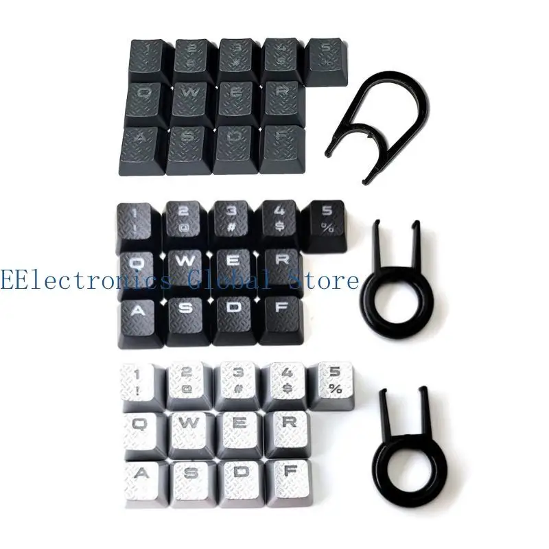 462B OEM Replacement Keycaps with Textured Designing Providing Slip Proof Light Transmission for K70 K95 Keyboards