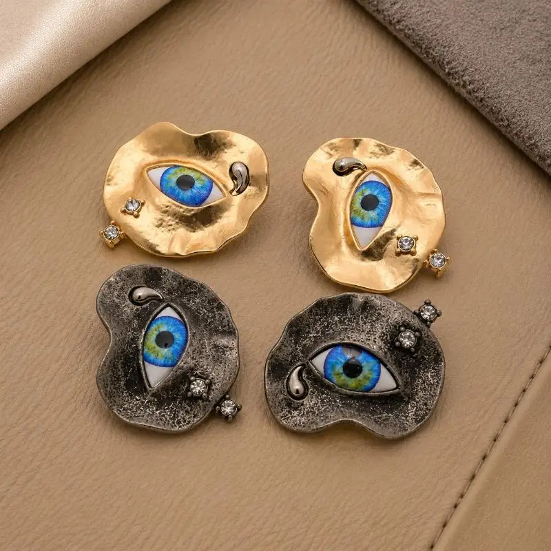 Vintage Metall-Dekoknöpfe mit Niedlichem Augen-Herz-Design für Kleidung, Nähen, DIY, Bekleidungsreparaturen, Handgemachte Geschenke für Liebende – Detail 8