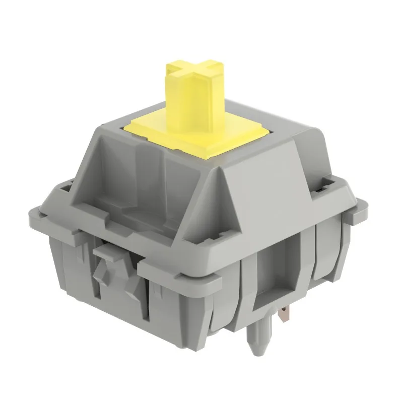 DUROCK POM T1 Sunflower Tactile Switches Full POM 67g Mechanical Keyboard Switch 5 Pin DIY Hot Swap Switches for Gaming