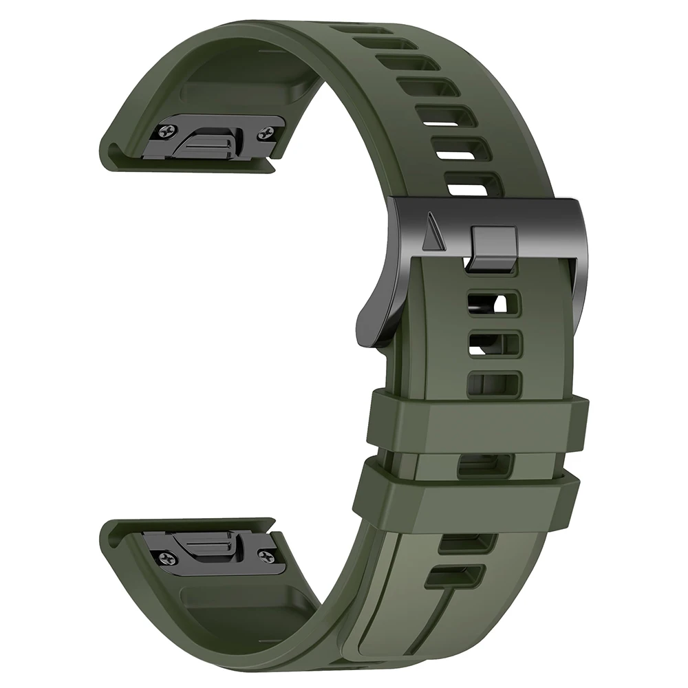 22/26mm Quickfit Officiële Band voor Garmin Fenix 8 Pro 47mm 51mm E 7 7X/Epix Pro/6 6X/Enduro 3 Zachte Sport Siliconen Band Armband