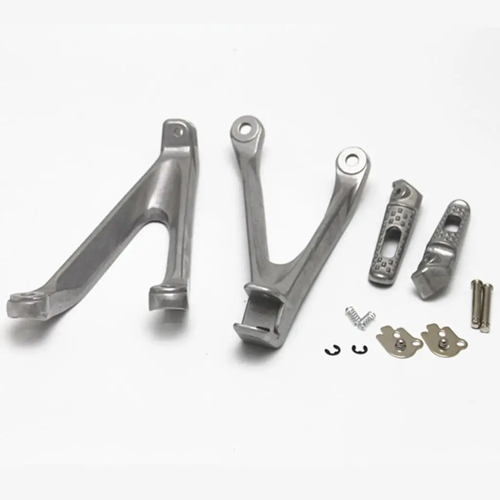 

Highway Foot Pegs Silver Rear Passenger Footrest Set Motorcycle Accessories for Honda CBR1000RR 2008-2014