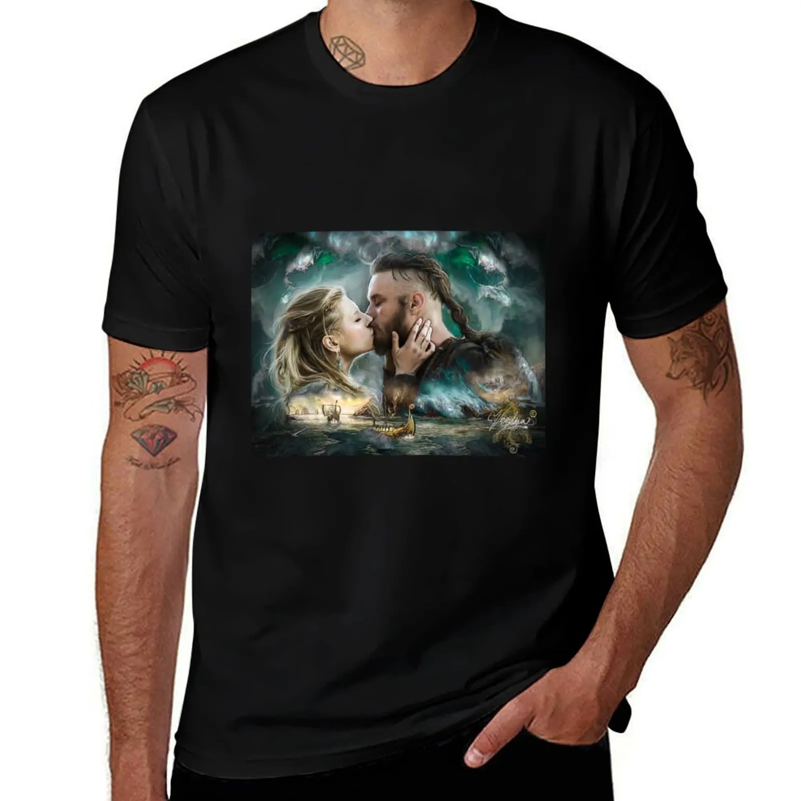 

Kingdom Of Odin VKS T-Shirt Anime t-shirt tees vintage kawaii clothes heavy weight t shirts for men