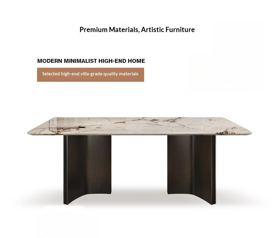Any Size Custom Luxury Gold Metal Base White Marble Dining Table Set 6 Chairs Modern Household Dining Room Furniture Stable