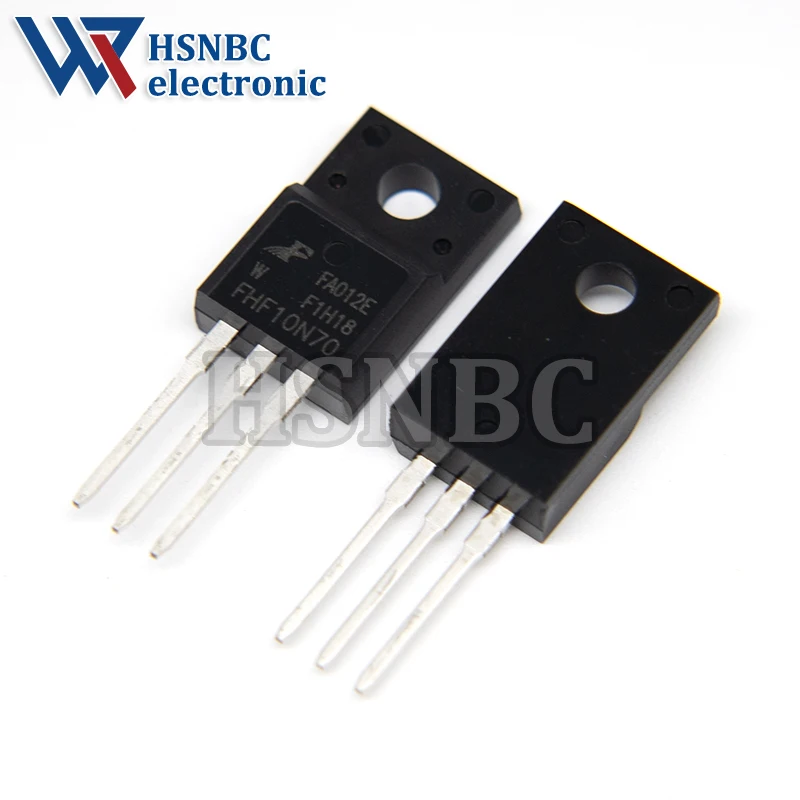 10PCS FHF10N70W 10N70 FHF10N70 TO-220F 10A 700V N-channel Power MOSFET Transistor 100% New Original