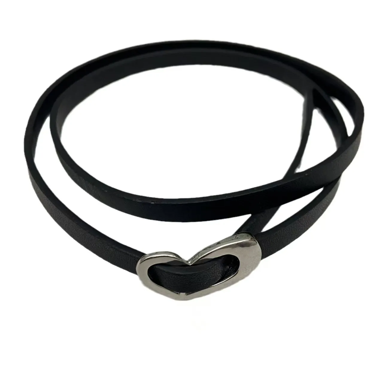 Punk Individuality Y2k style Millennium Spice Girl Love Sweet Gothic Cool Sense of advanced Choker Leather  Pendant Accessory