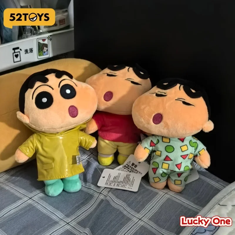 

52TOYS Crayon Shin-chan Plush Toy Trendy Figurine Gift for Girlfriend Stuffed Animal Soft Movies TV Theme Collectible