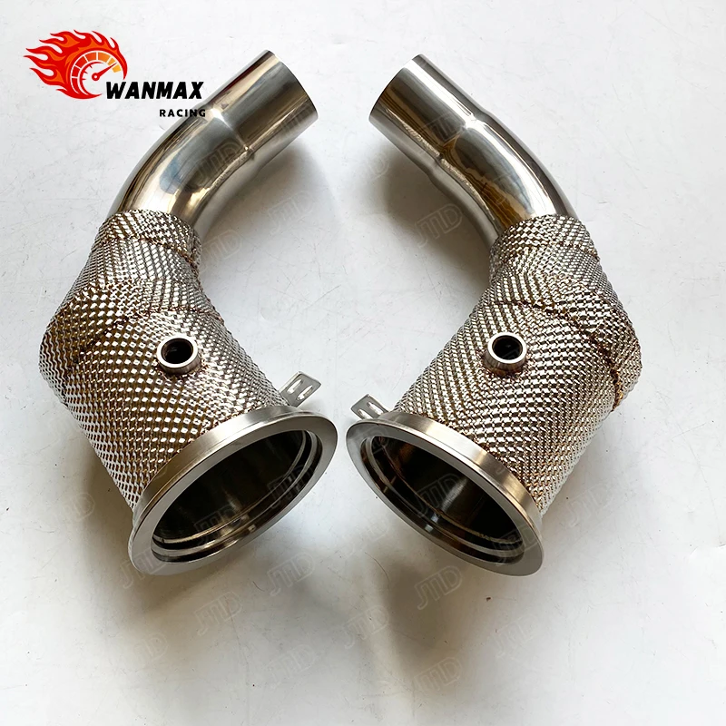 Performance Exhaust System with Downpipe for  992 Euro5 Carrera 3.0T, OPF Retained High Flow Design, 304 Stainless Steel