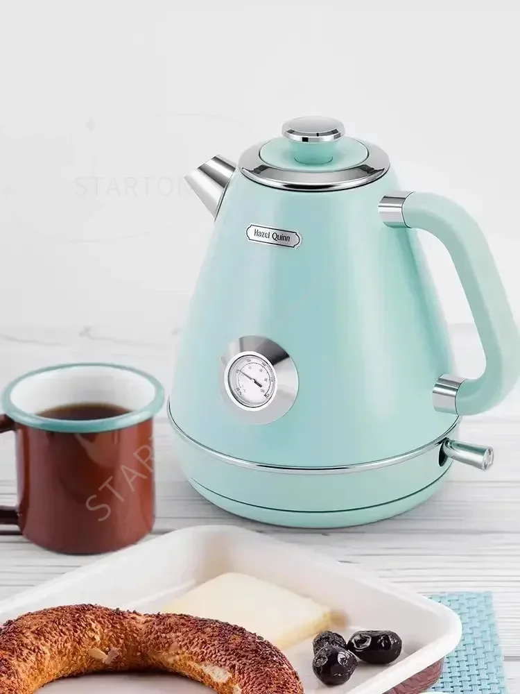 220V Electric Kettle with Unique Brazilian Artist Hand-painted Design