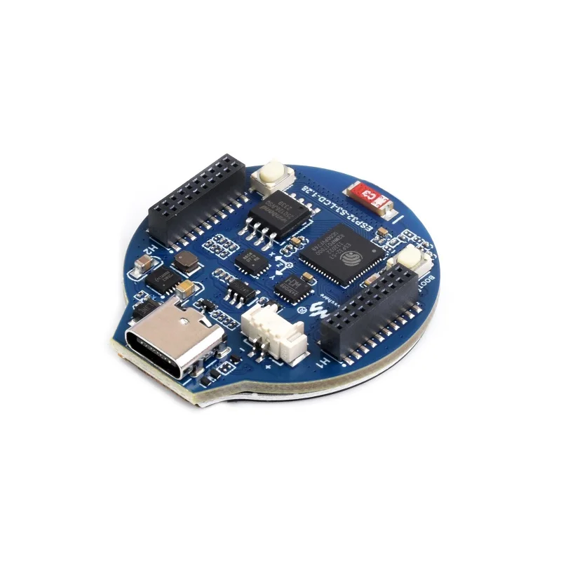 Scheda MCU ESP32-S3 con Display Touch da 1.28 pollici integrato e sensore a 6 assi ecc. processore Dual-core LX7 a 32 bit, Wifi da 2.4GHz