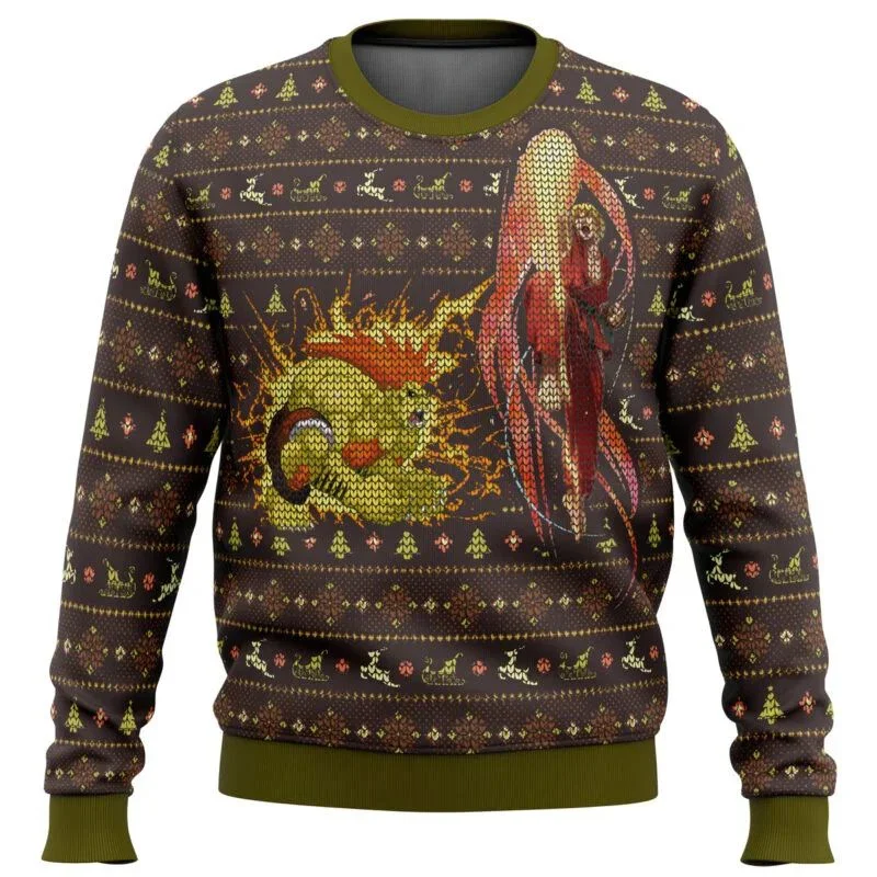 Street Fighter Classic Collection Ugly Christmas Sweater Gift Santa Claus Pullover Men 3D Sweatshirt And Top Autumn And Winter