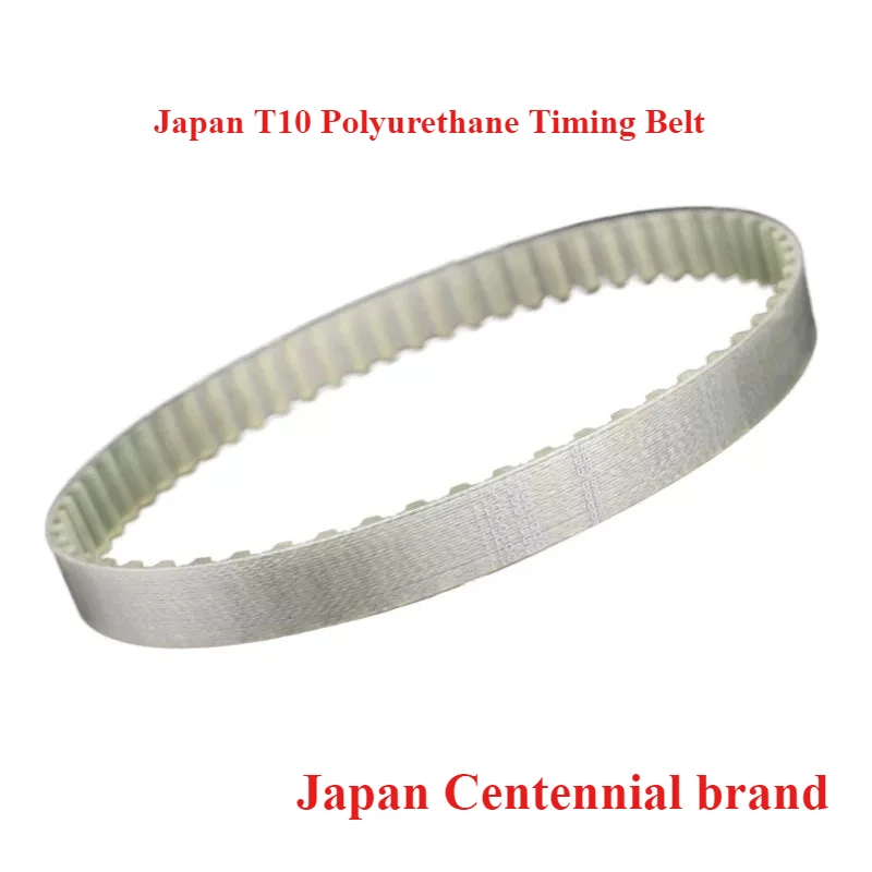 T10-75 T10-78 T10-80 T10-81 T10-84 T10-85 Japan T10 Polyurethane Timing Belt for Packaging Machine, Card Reader, Textile Machine