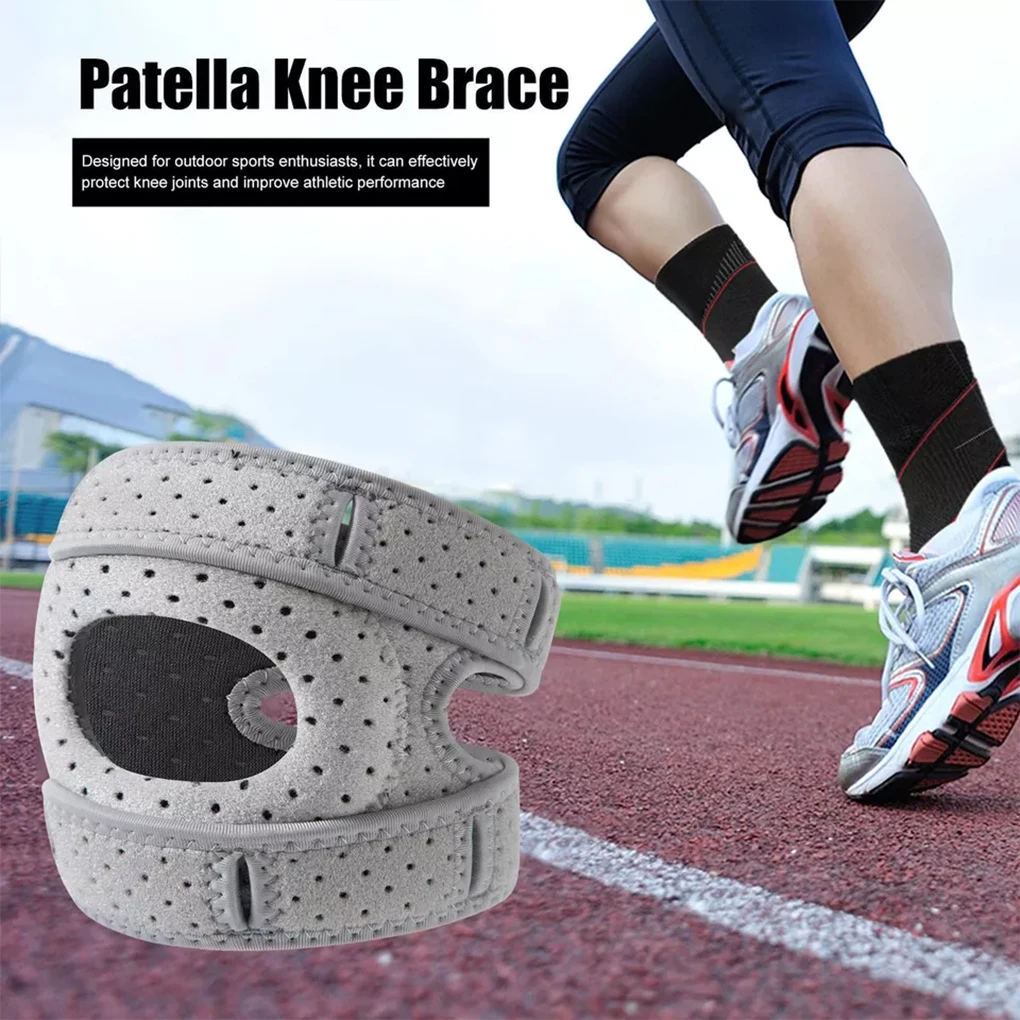 膝蓋骨サポート膝パッド PA素材 シリコンリング 男女兼用 - Sports Equipment Knee Support のレビューと価格