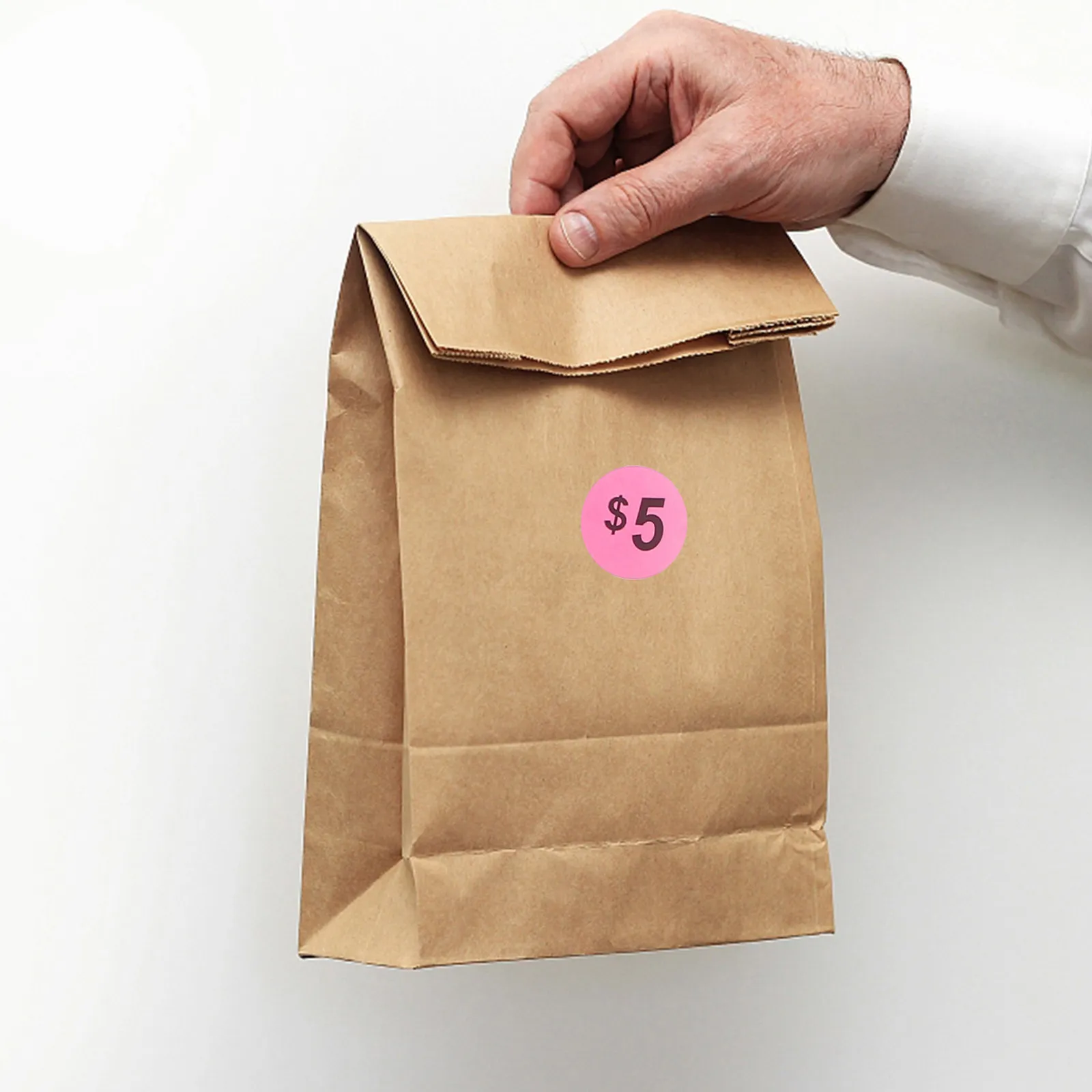 

25 Sheets Colorful Self-Adhesive Price Tags Stickers for Small Business Supermarket Retail Stores Easy Peel Pricing