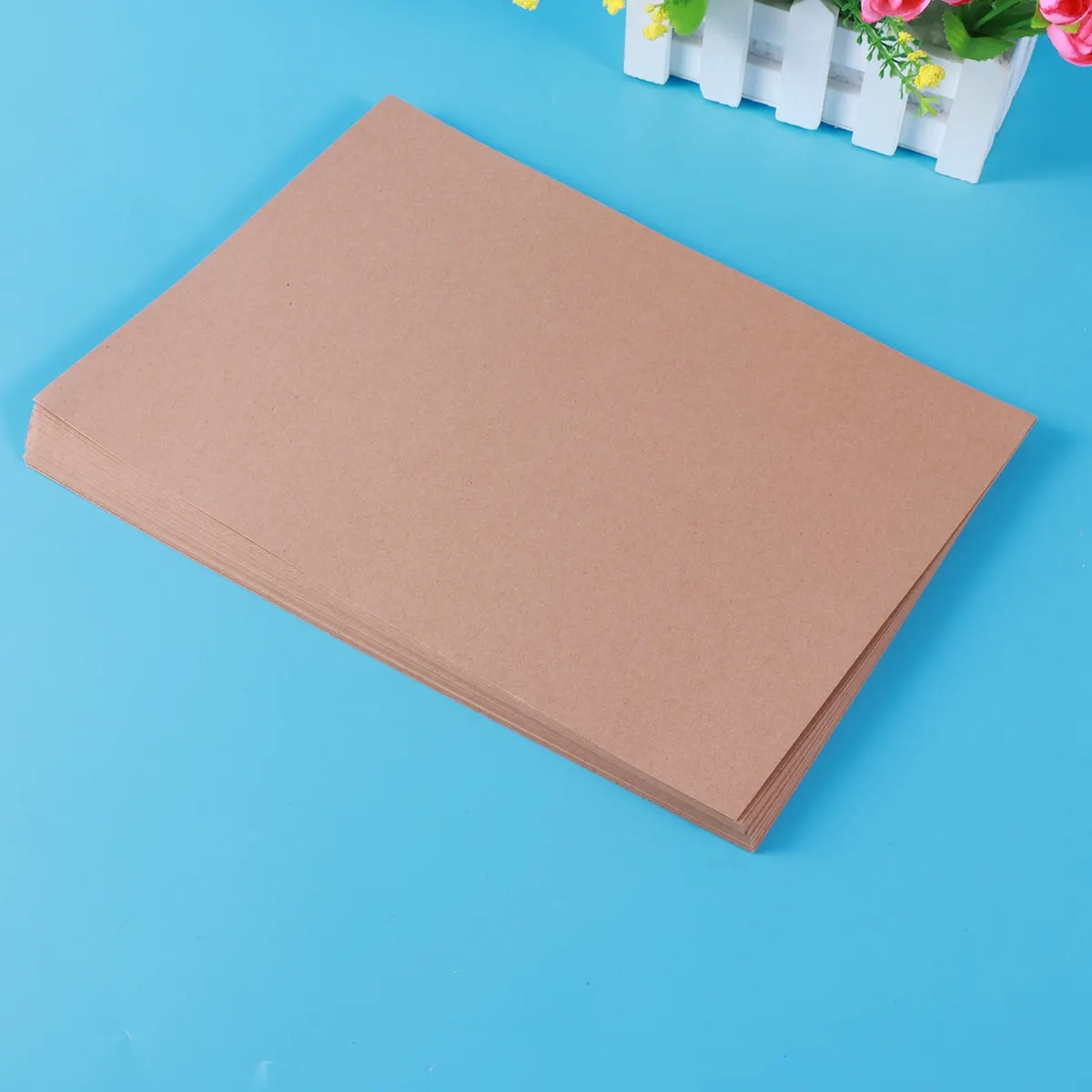 50-sheets-a4-brown-kraft-paper-heavy-duty-gift-wrapping-paper-flower-bouquet-wrap-craft-packaging-vintage-classic-texture-coffee