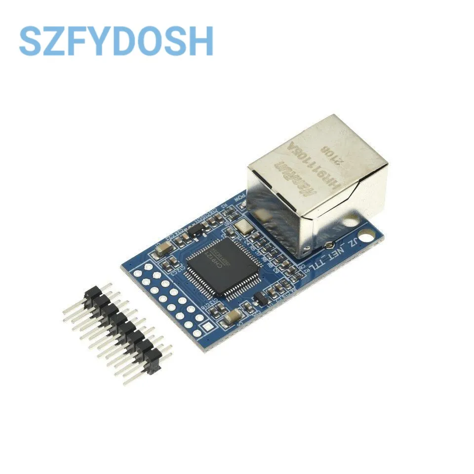 CH9121 UART Serial Port to Ethernet Network Module TTL Transmission Module Industrial Microcontroller STM32 TCP/IP 51 3.3V 5V